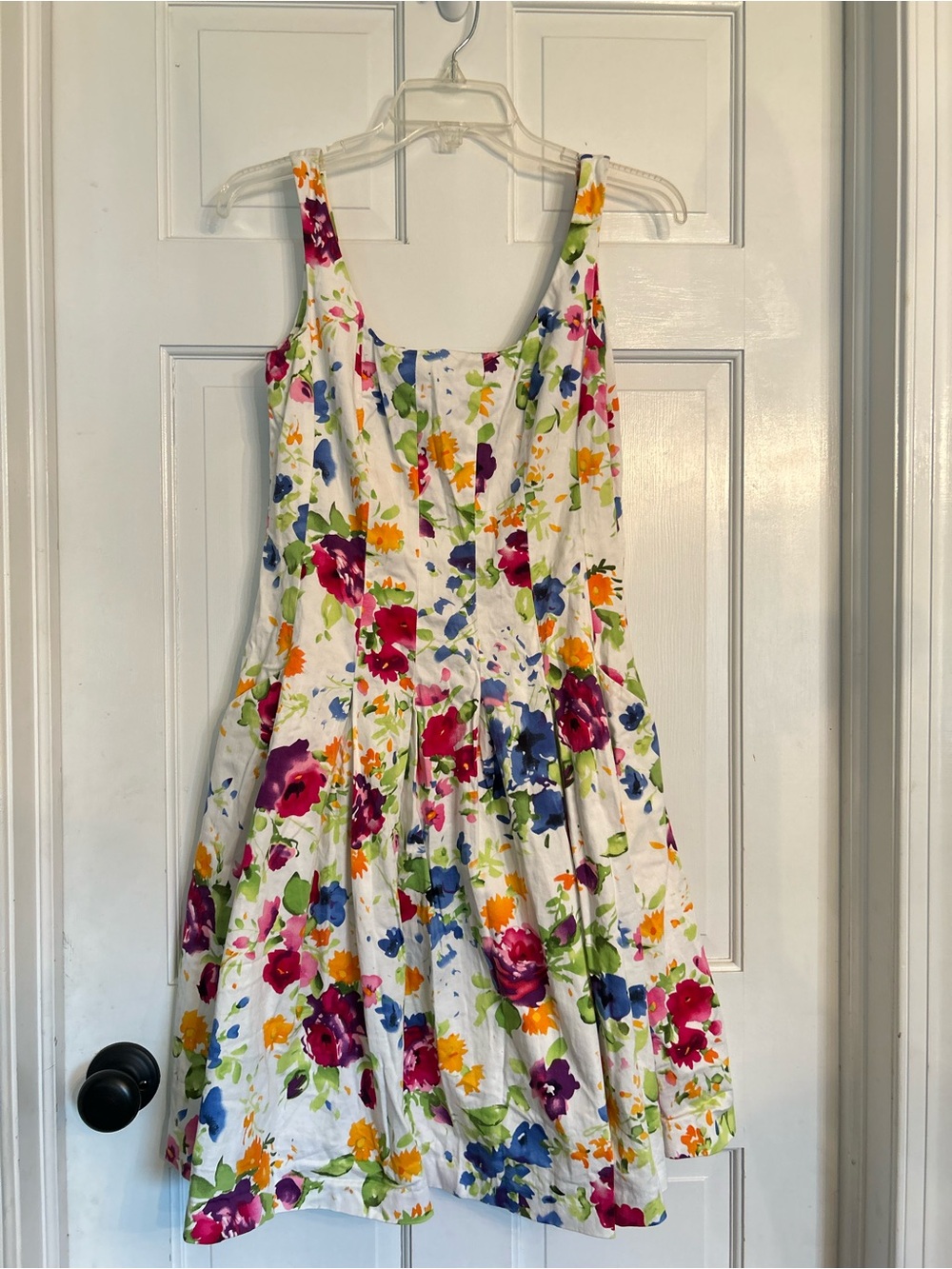 Ralph Lauren White Sundress with Multicolor Floral Print size 2